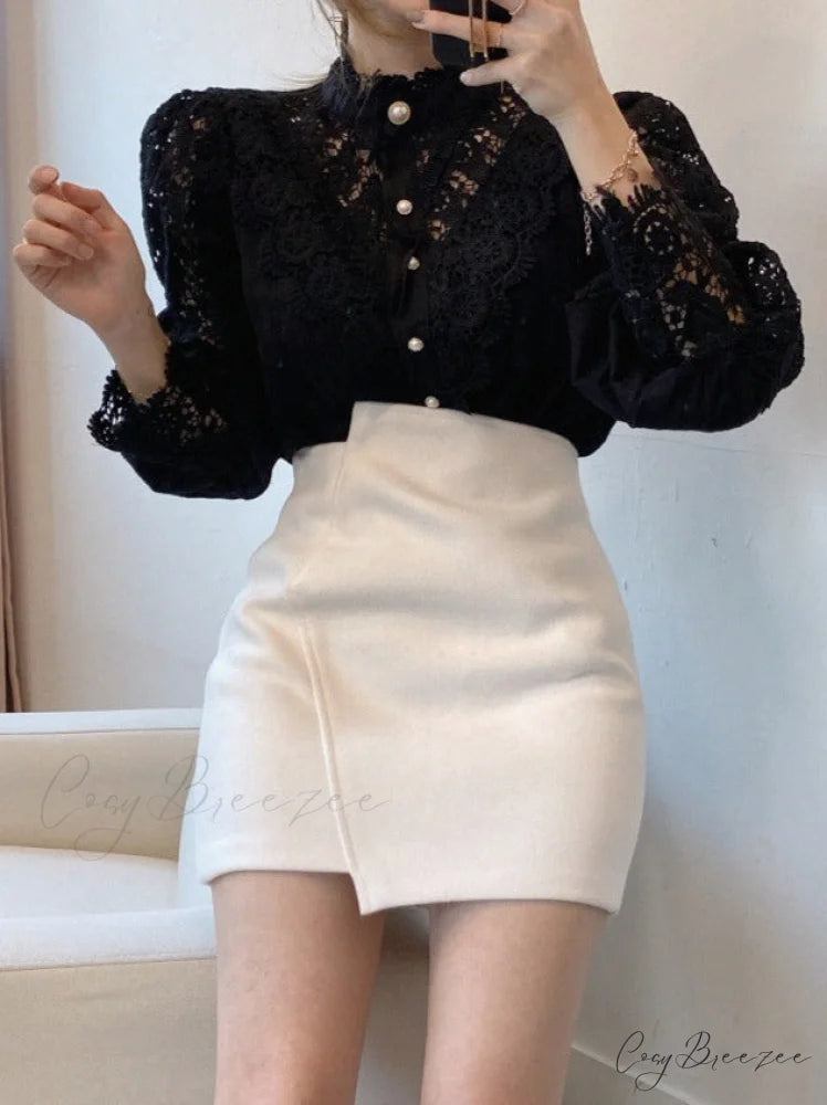 Valerie Blouse with Petal Design