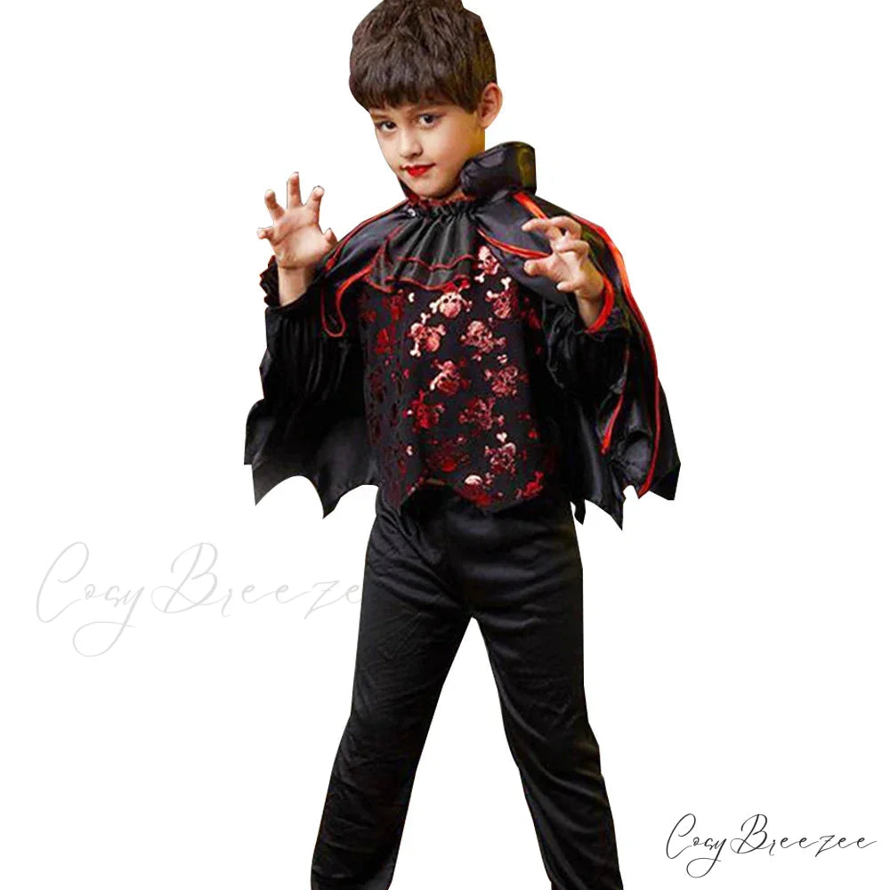 Vampire Devil Disguise Party Boys Kid Costumes 2T(100) / F Vampire Boy Set1