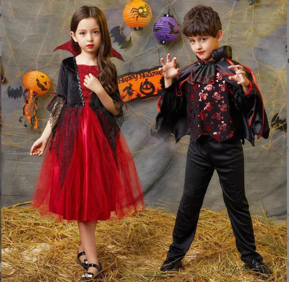 Vampire Devil Disguise Party Boys Kid Costumes