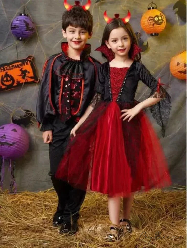 Vampire Devil Disguise Party Boys Kid Costumes