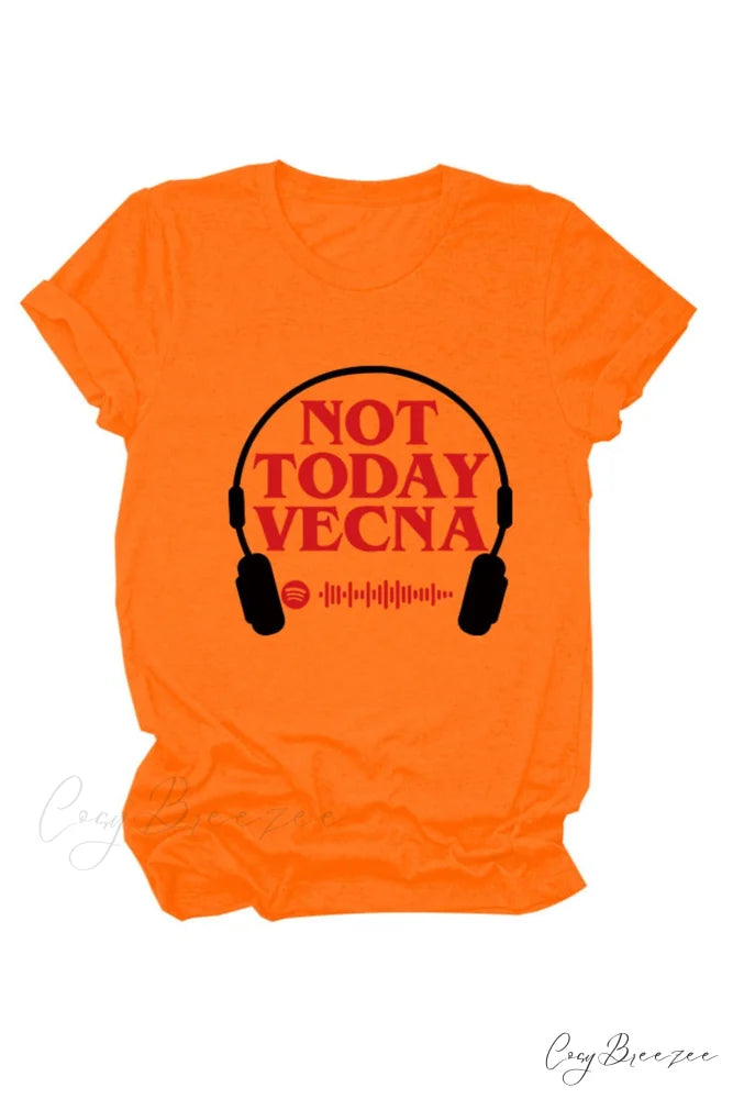 Vecna Printed T-shirt Orange / S