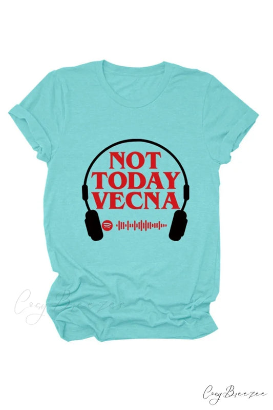 Vecna Printed T-shirt Water Blue / S