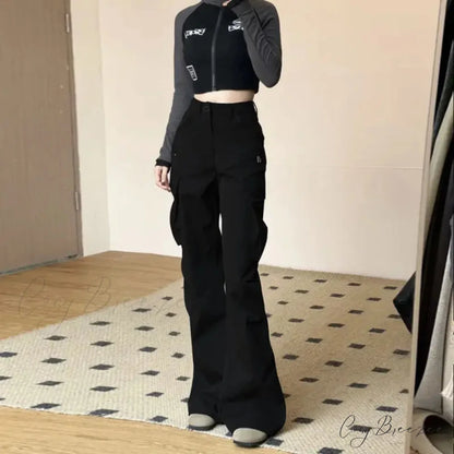 Vintage American Cargo High Waist Pants pants-241228