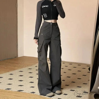 Vintage American Cargo High Waist Pants pants-241228