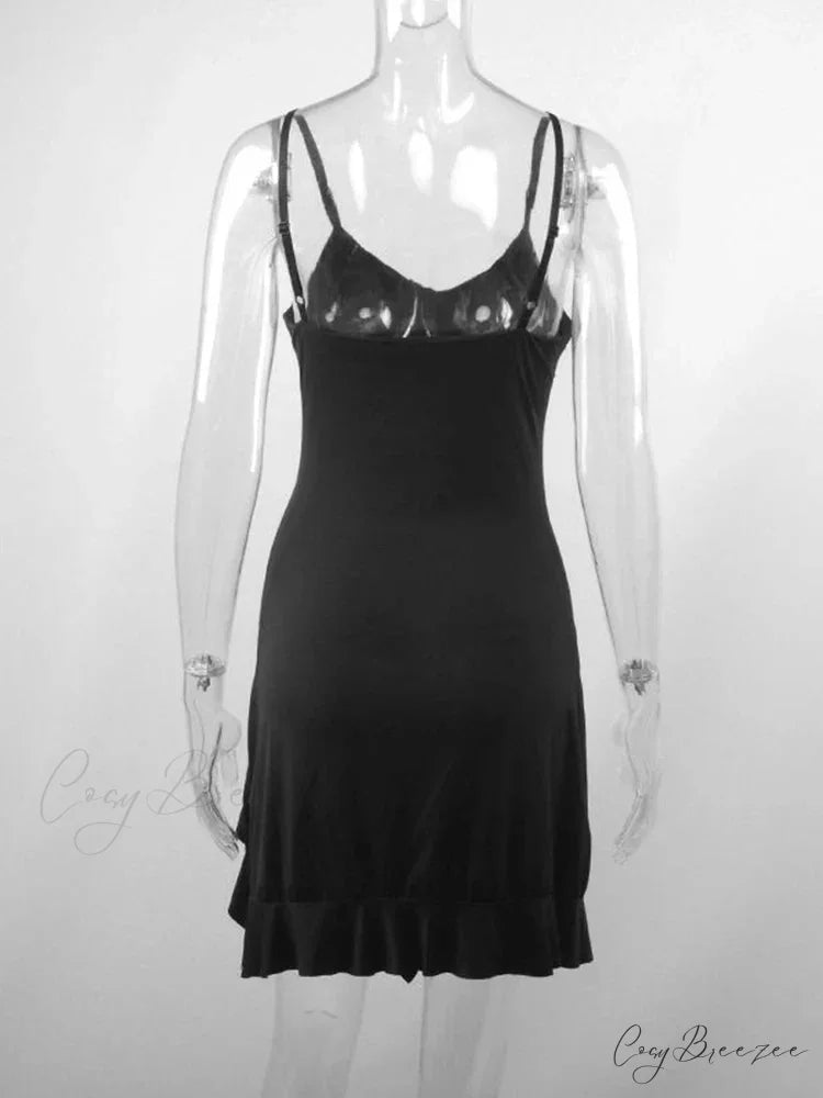 Vintage Cross Camis Mini Dress