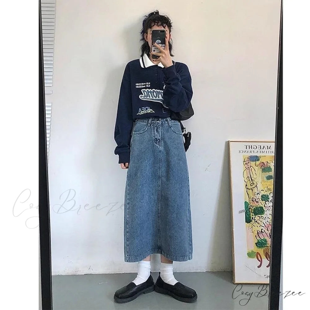 Vintage Design Letter Sweatshirt