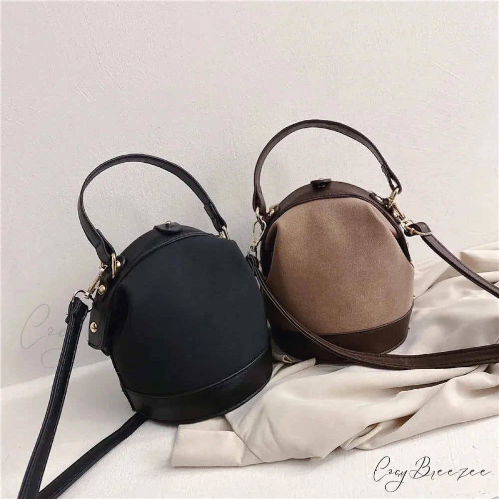 Vintage Fashion Bucket Shoulder Handbag handbag-250126