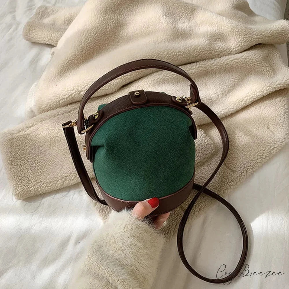 Vintage Fashion Bucket Shoulder Handbag 3 handbag-250126