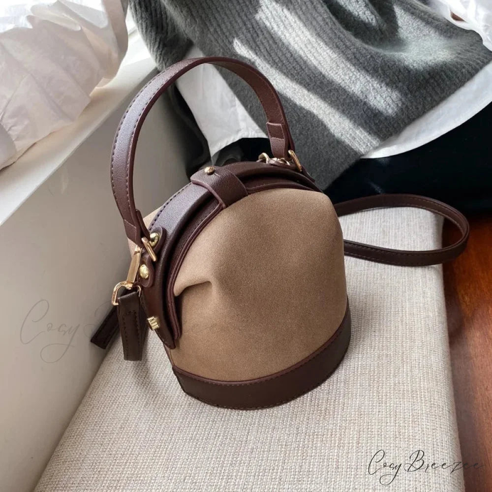 Vintage Fashion Bucket Shoulder Handbag 4 handbag-250126