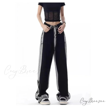 Vintage Harajuku Teenagers Y2k Aesthetic Clothing Autumn Baggy Jean