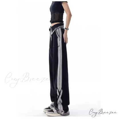 Vintage Harajuku Teenagers Y2k Aesthetic Clothing Autumn Baggy Jean