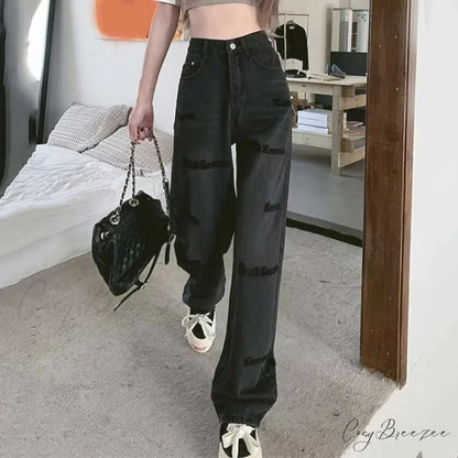 Vintage High Waist Oversize Sweatpants Jeans