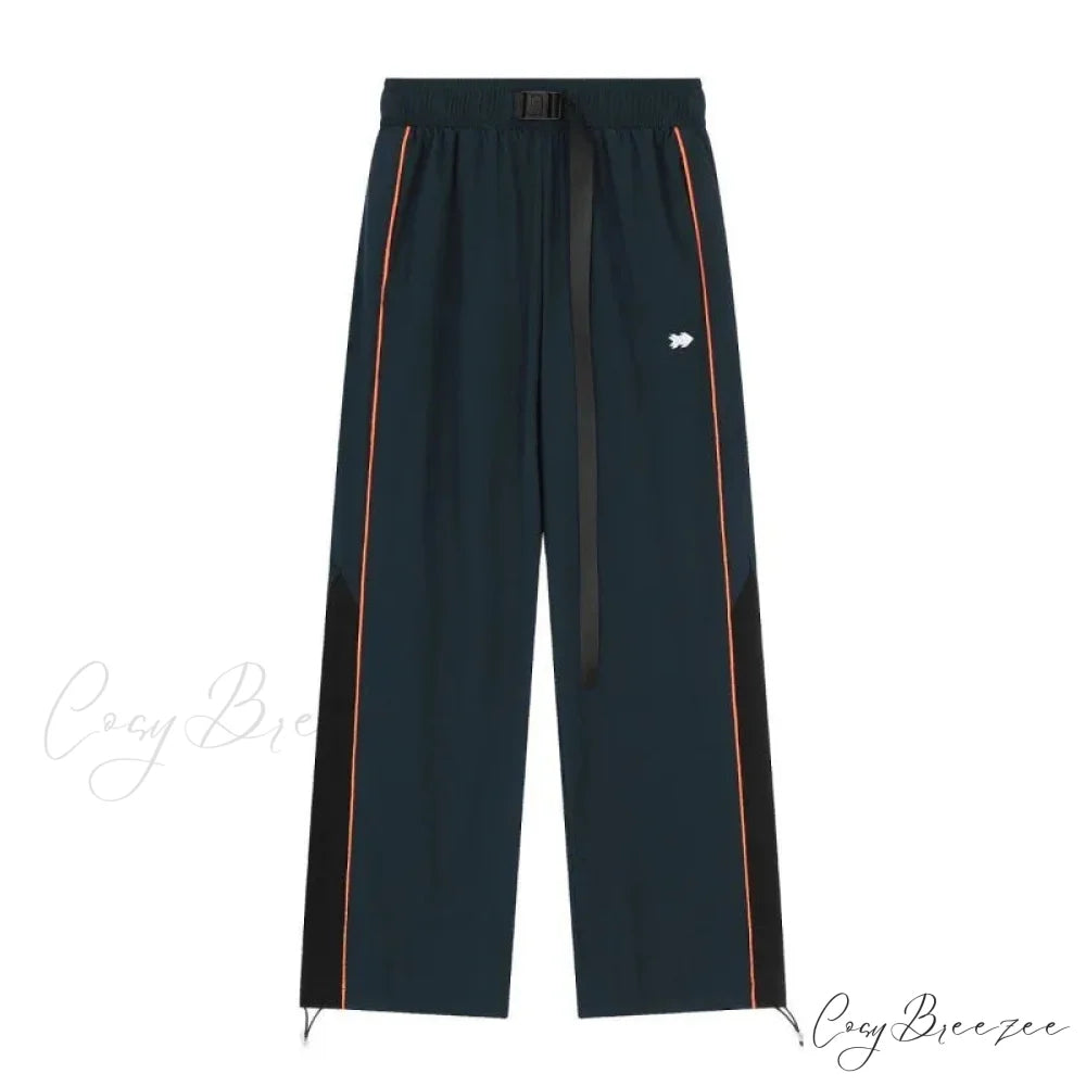 Vintage Jogging Sweatpants Wide Leg Pants black / S pants-241228