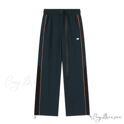 Vintage Jogging Sweatpants Wide Leg Pants black / S pants-241228