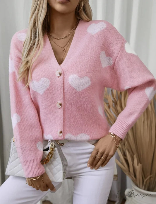 Vintage Love Single-Breasted Loose Cardigan cardigans-241228