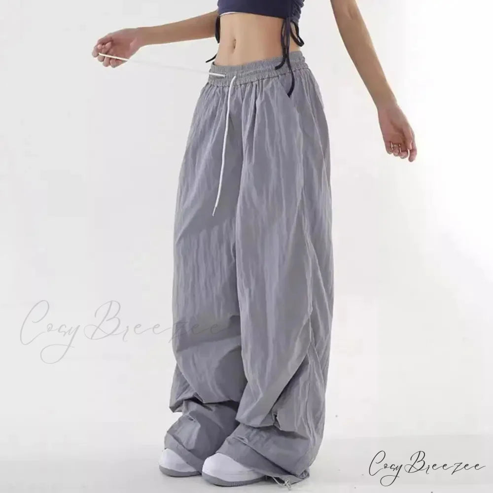 Vintage Plaid Relaxed Spacious Boho Palazzo Pant pant-250223