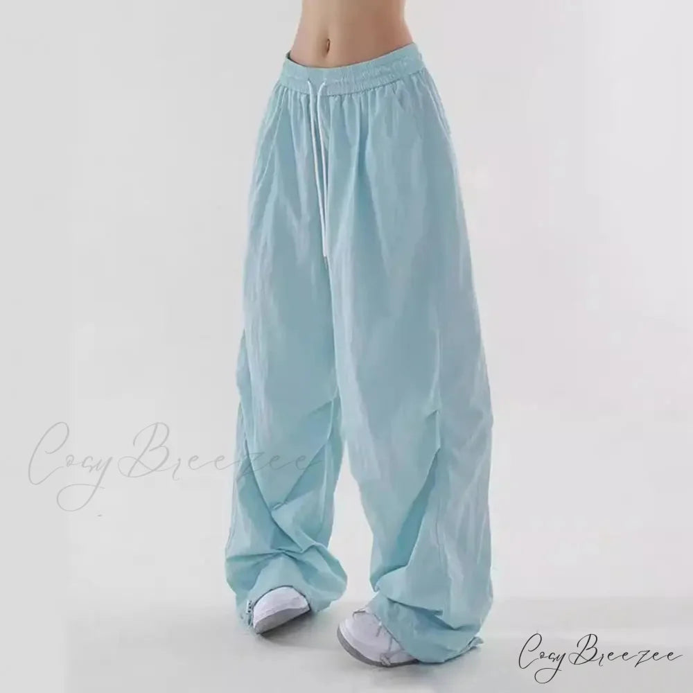 Vintage Plaid Relaxed Spacious Boho Palazzo Pant pant-250223