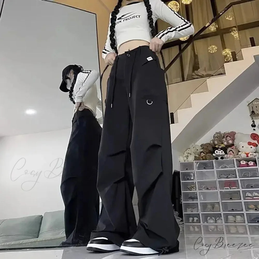 Vintage Y2K Cargo Streetwear Pants pants-241228