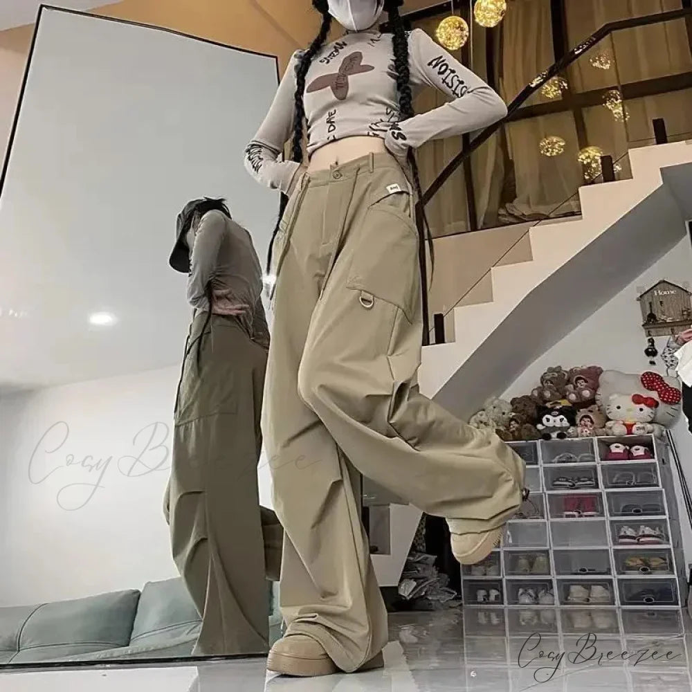 Vintage Y2K Cargo Streetwear Pants pants-241228