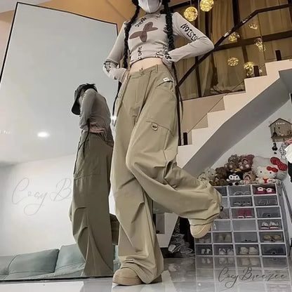 Vintage Y2K Cargo Streetwear Pants pants-241228