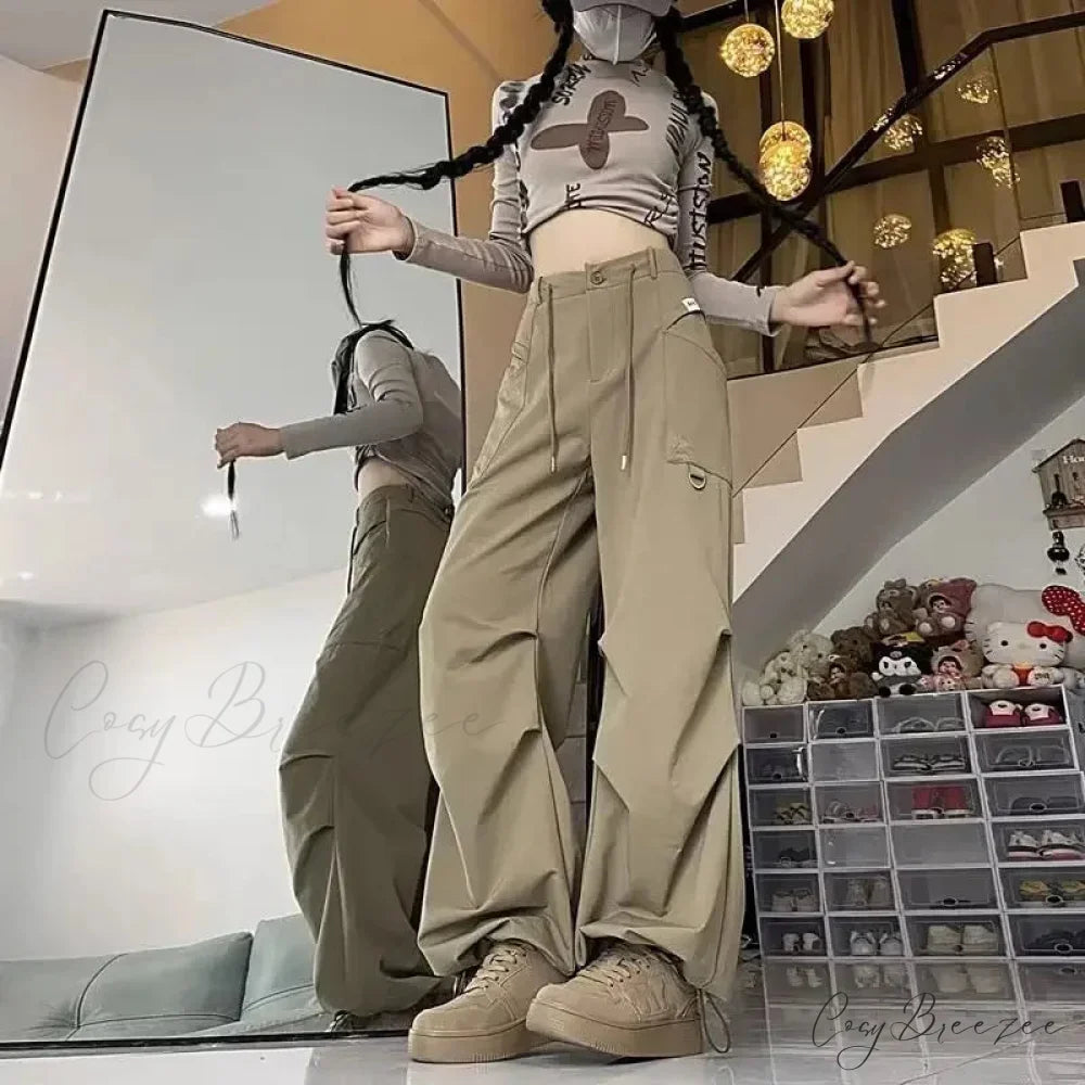 Vintage Y2K Cargo Streetwear Pants pants-241228