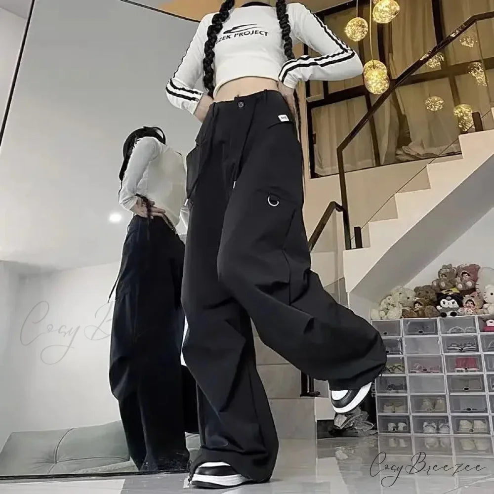 Vintage Y2K Cargo Streetwear Pants pants-241228
