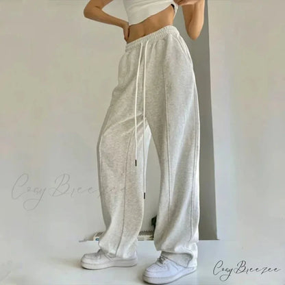 Vintage Y2K Oversized Jogger Pants Gray / S pants-241228