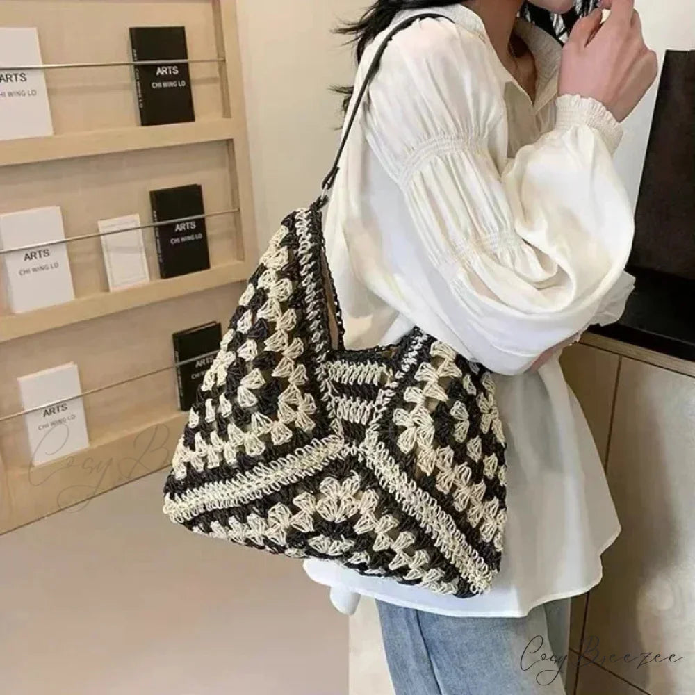 Vintage Zipper Leather Travel Bag shoulder-250126