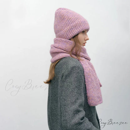 Warm Cozy Stylish Comfortable Trendy Elegant Modern Polka Dot Scarf White