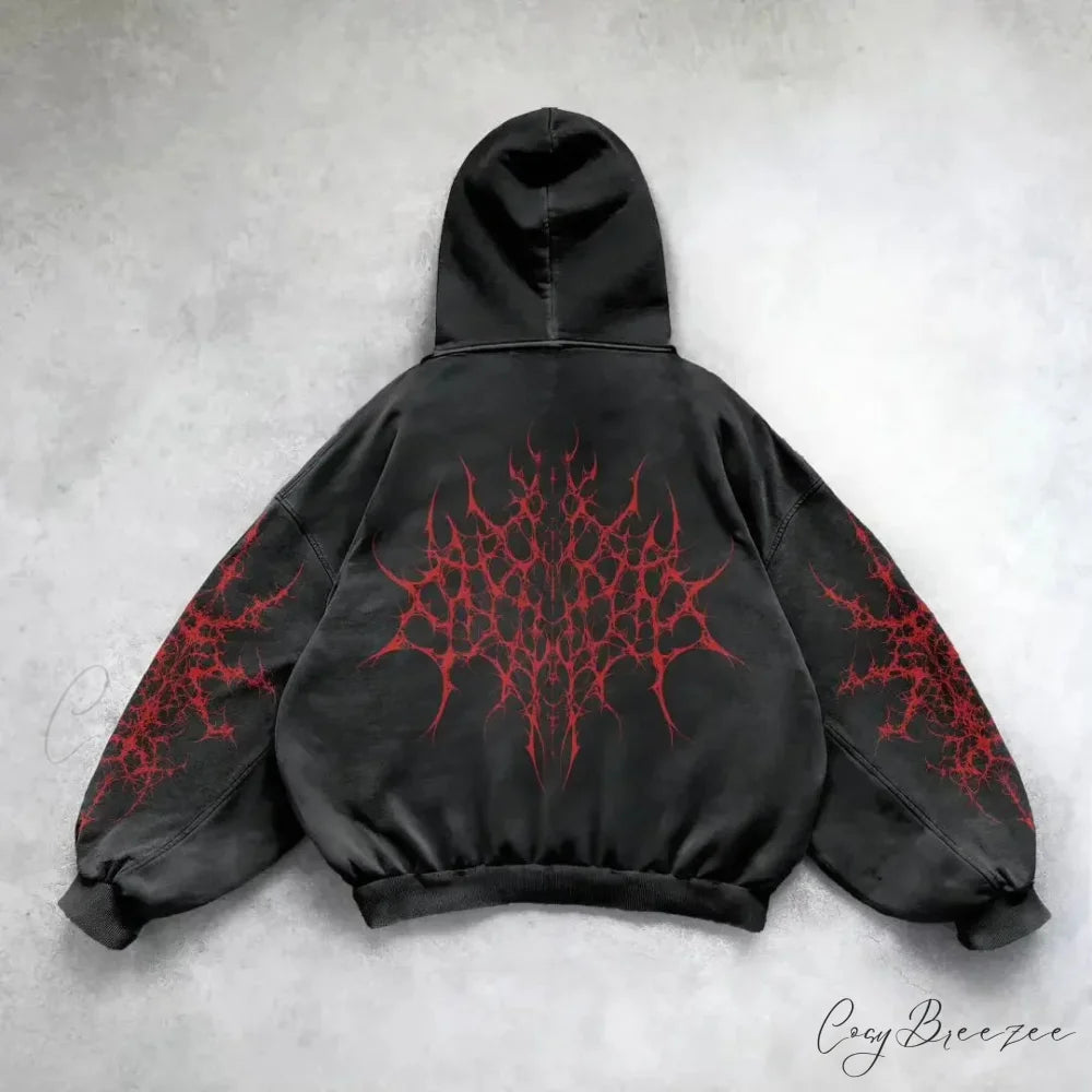 Washed Vintage Fleece Hoodie hoodies-241228