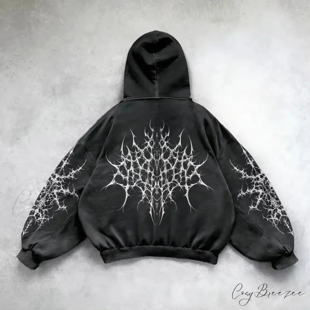 Washed Vintage Fleece Hoodie hoodies-241228