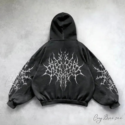 Washed Vintage Fleece Hoodie hoodies-241228