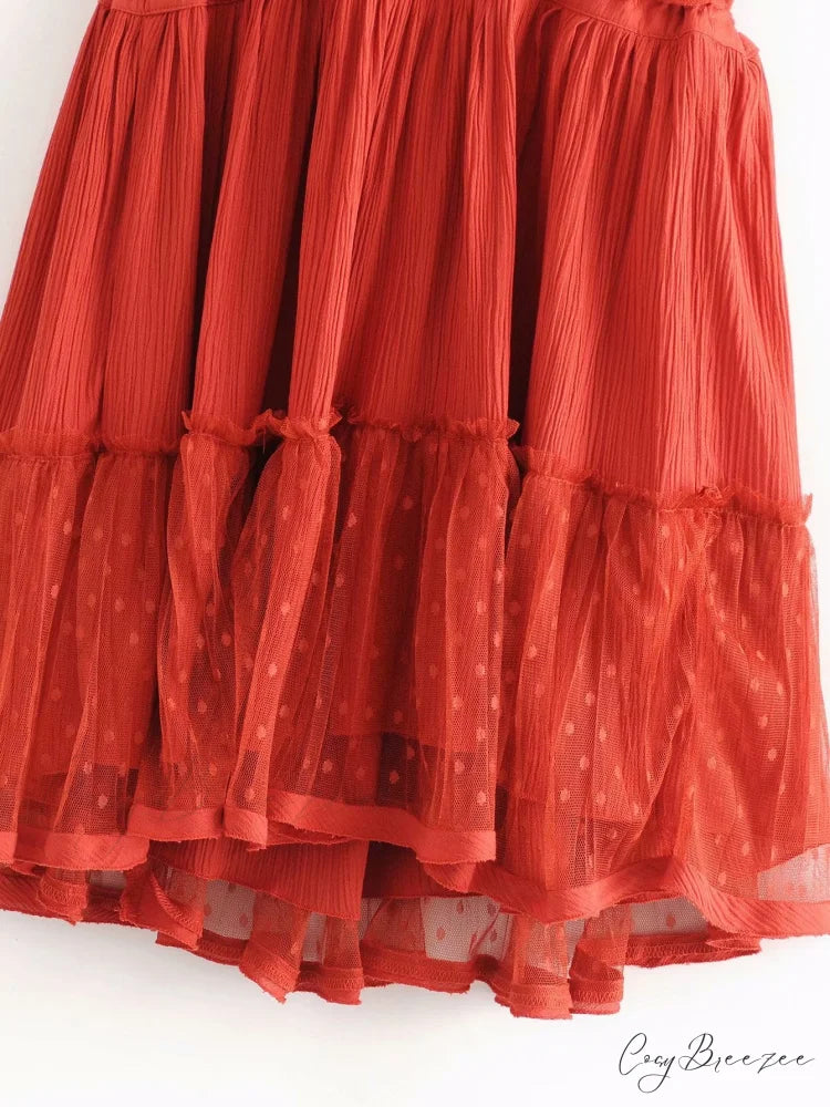 Weekend Getaway Stylish Linen Skater Dress