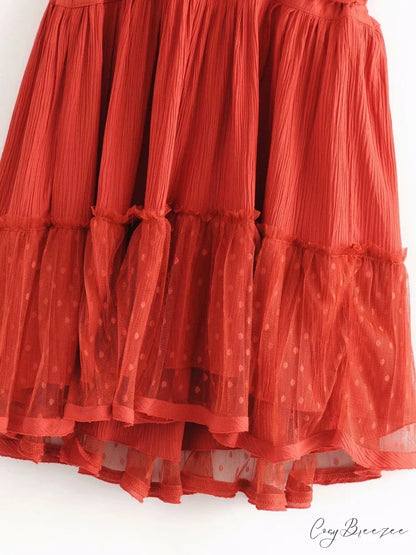 Weekend Getaway Stylish Linen Skater Dress