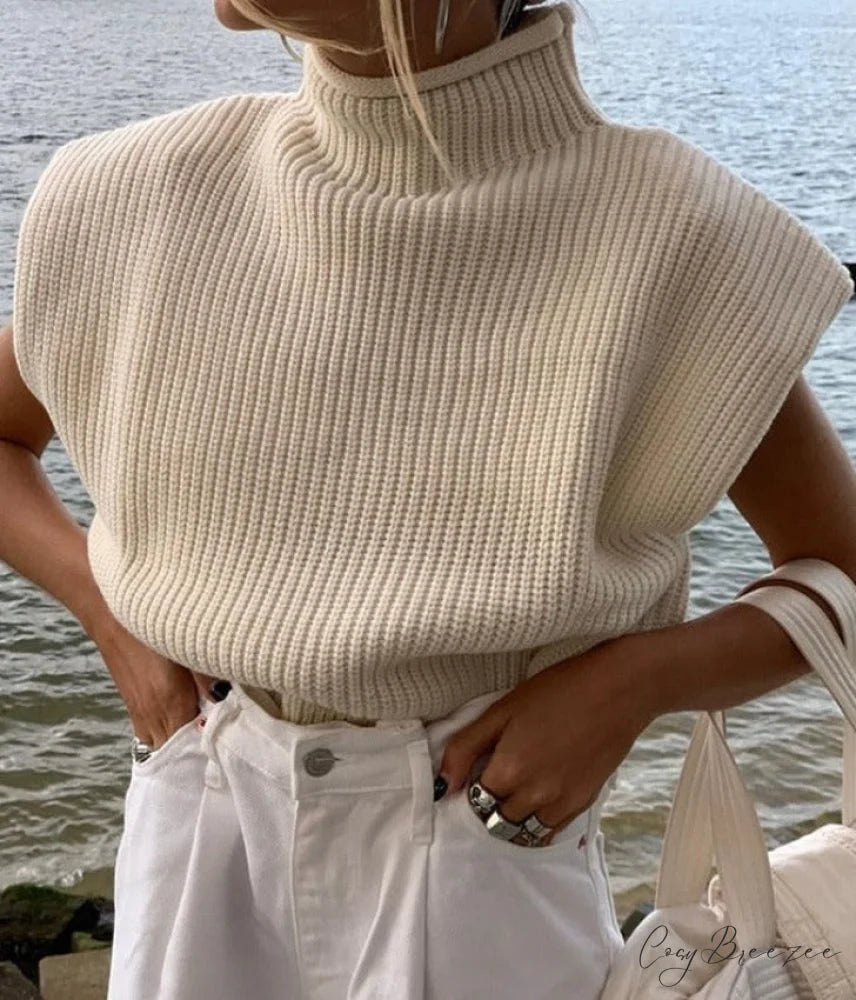 WENDY KNIT SHIRT S / Dark Ivory