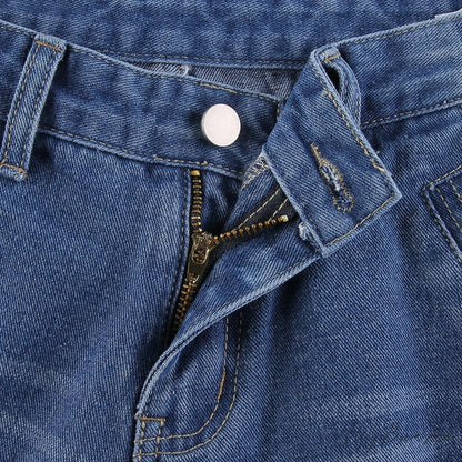Wide Leg Oversize Y2K Patterned Baggy Winter Cargo Casual Jeans Low Autumn Waist Women’s Trousers