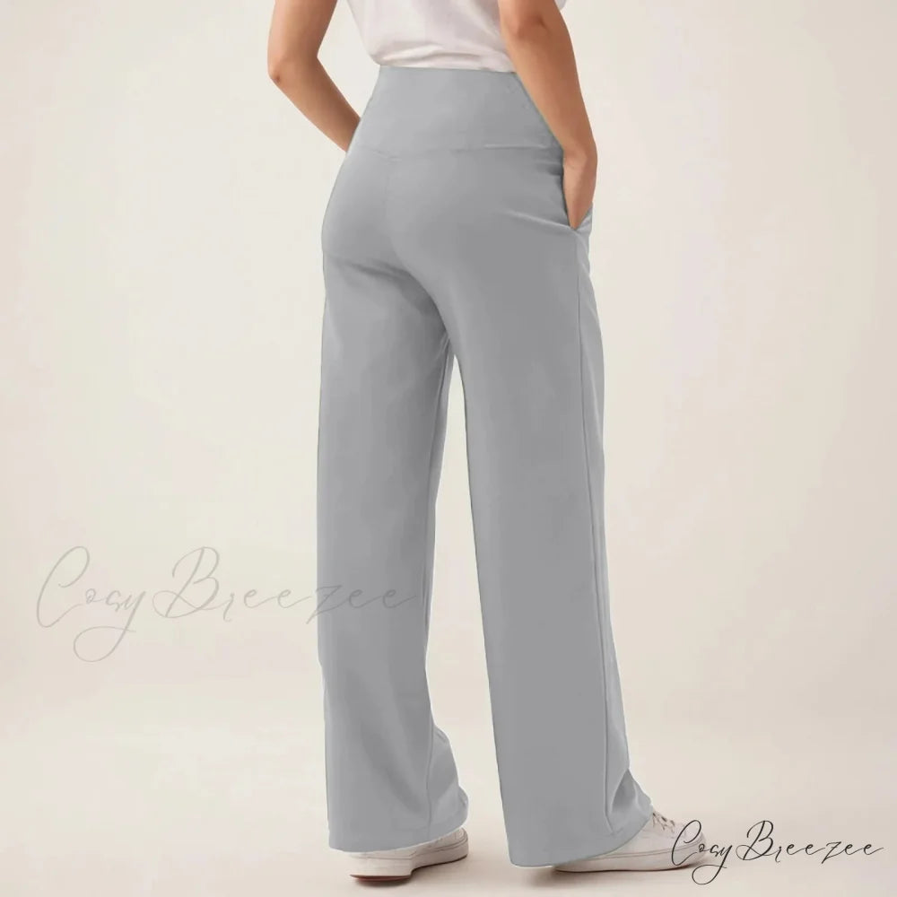 Wide Leg Yoga Pants pants-241228