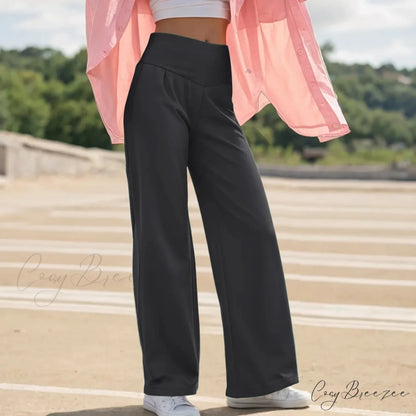 Wide Leg Yoga Pants Grey / S pants-241228