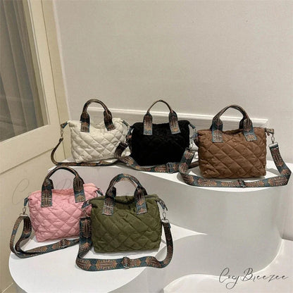Wide Shoulder Belt Large Capacity Shopping Handbag handbag-250126