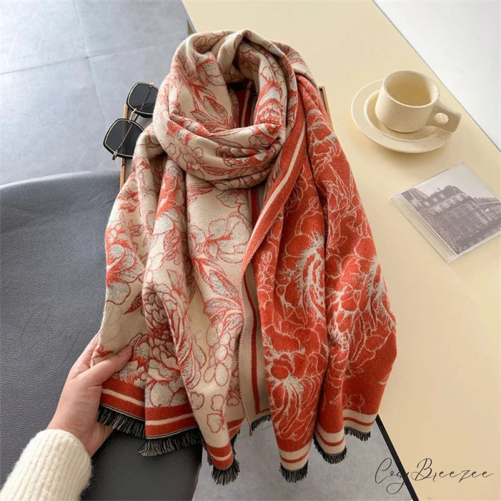 Winter Cashmere Pashmina Shawl Scarf scarf-241228