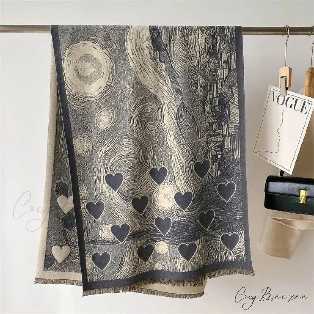 Winter Cashmere Shawl Wrap Scarf scarf-241228