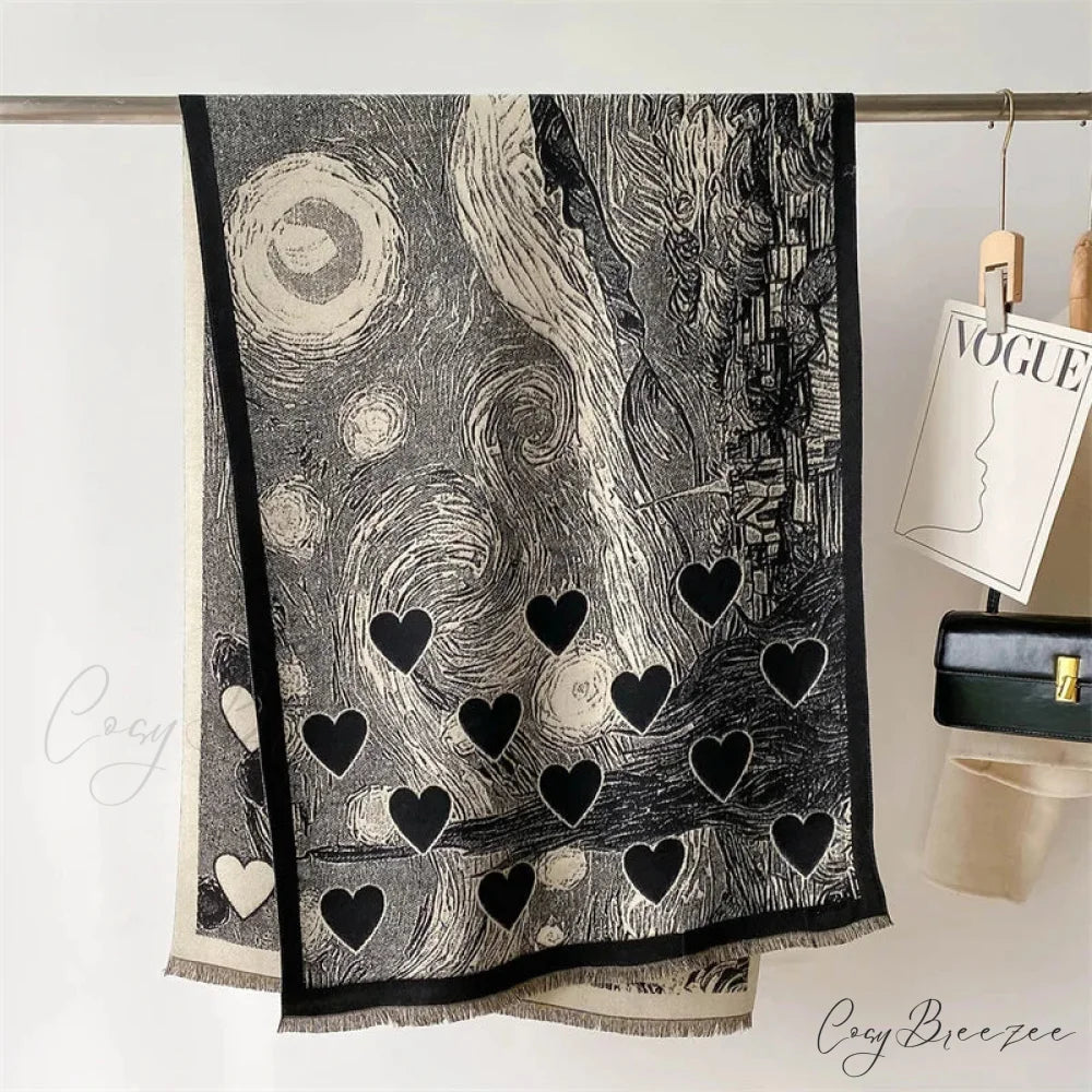 Winter Cashmere Shawl Wrap Scarf scarf-241228