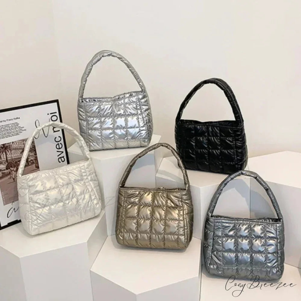 Winter Cotton Casual Tote Shoulder Handbag handbag-250126