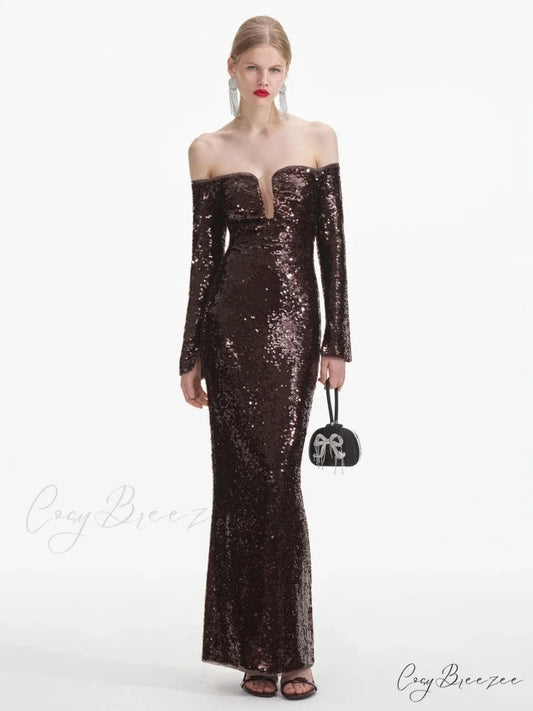 Winter Mesh Patchwork Party Dress black / XS