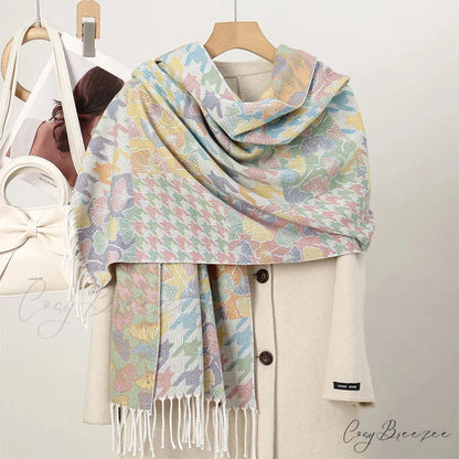Winter Paisley Cashmere Pashmina Scarf Color6 scarf-241228