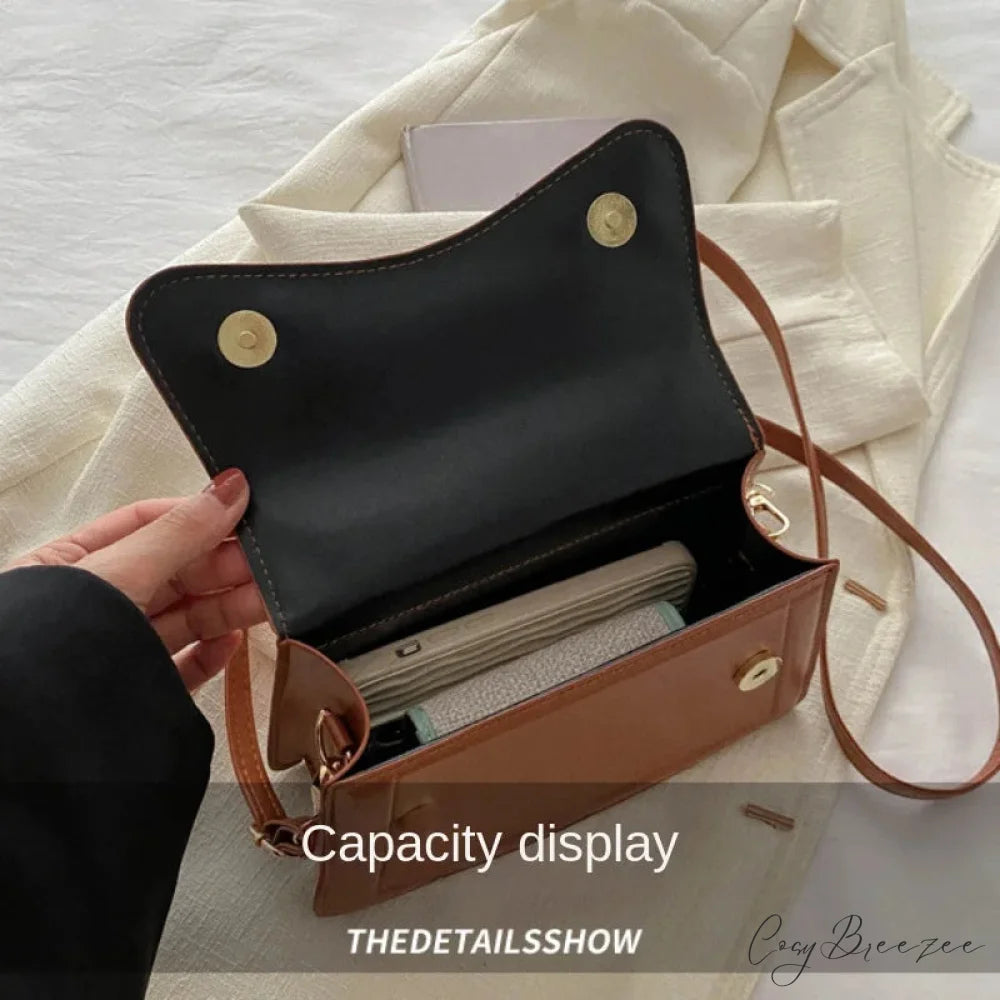 Winter Plush Small Square Crossbody Handbag handbag-250126