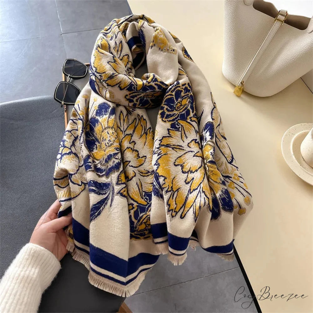 Winter Warm Cashmere Pashmina Scarf scarf-241228