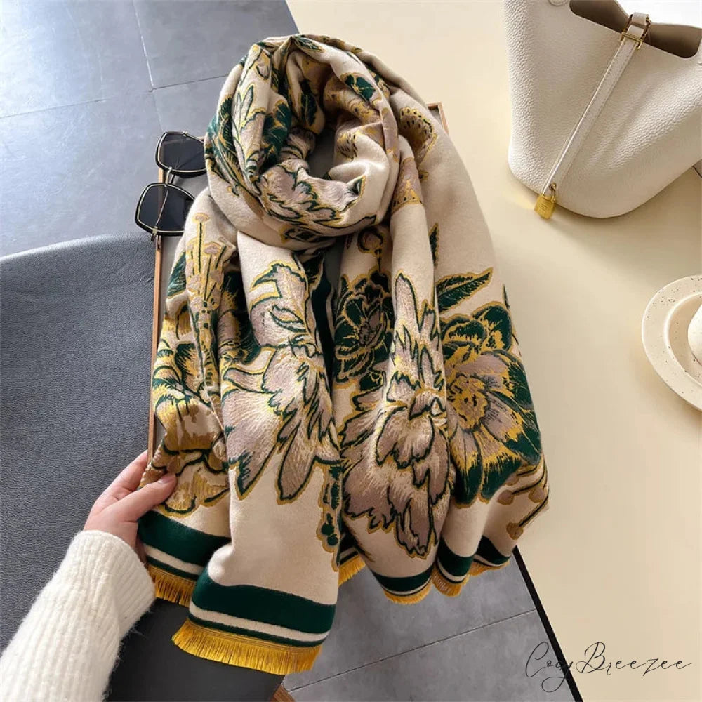Winter Warm Cashmere Pashmina Scarf scarf-241228
