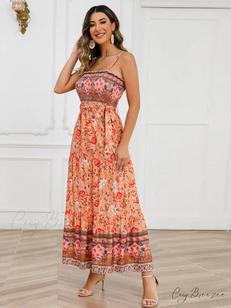 with Gown for Bohemian Women Full-Length Straps