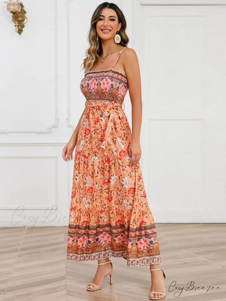 with Gown for Bohemian Women Full-Length Straps